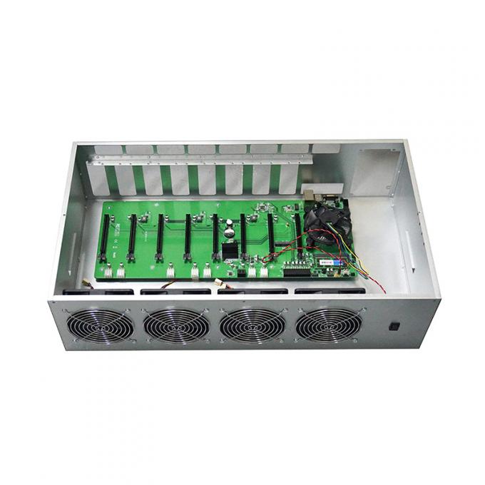 Caso de Bitcoin del caso de Rig Case Box 8 GPU de la tarjeta gráfica del gpu 8gb de la placa madre 580 de la máquina de ETH Ethereum