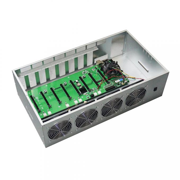 Caso de Bitcoin del caso de Rig Case Box 8 GPU de la tarjeta gráfica del gpu 8gb de la placa madre 580 de la máquina de ETH Ethereum