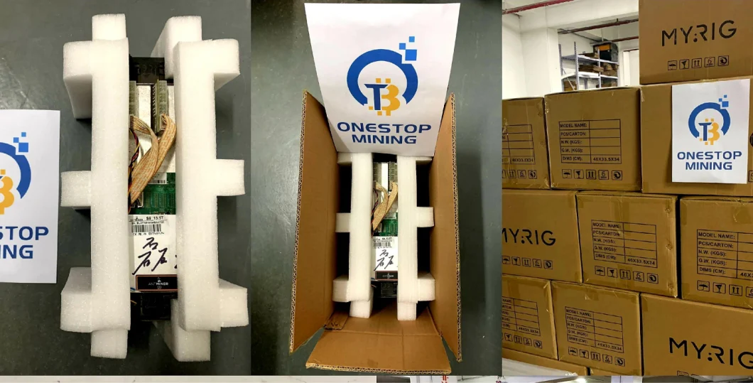 Buen Bitmain usado de trabajo Antminer S9 13.5t con la rafadora de la fuente de alimentación Asic