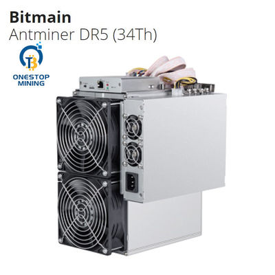 Moneda del DCR de Bitmain Antminer Dr5 34th/S Decred Minerstat que mina el 175x279x238MM