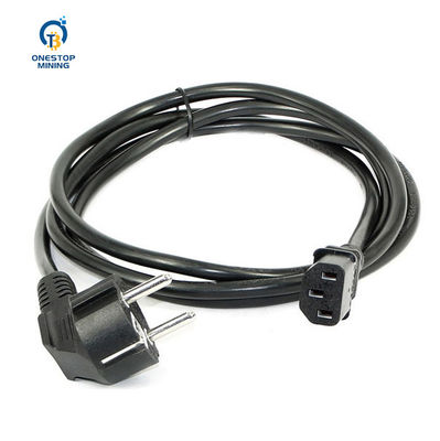 cables de los cordones de la fuente de alimentación de Parts del minero del 1.5m el 1.8m los 2m Asic para el minero de la electrónica