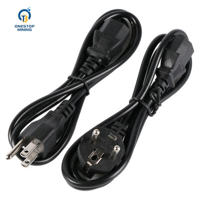 cables de los cordones de la fuente de alimentación de Parts del minero del 1.5m el 1.8m los 2m Asic para el minero de la electrónica