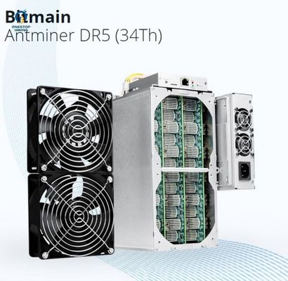 Hardware Blake256r14 Crypto de la explotación minera del DCR Decred de Bitmain Antminer DR5 34th/S 35to