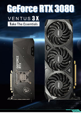 Minero de la tarjeta gráfica Oc Gddr6x Zotac Rtx3080 del juego 10gb de Geforce Rtx 3080 del juego de MSI