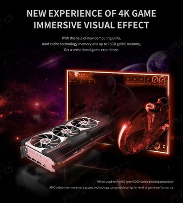 Tarjeta gráfica de Radeon Rx 6800 Xt 16gb Gddr6 Oc del juego de MSI para la PC del juego