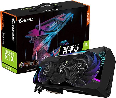 Tarjeta gráfica video del juego de Gtx GPU Gddr53080ti del gigabyte del Ti de 12GB Rtx3080 para el ordenador portátil minero