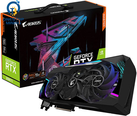 Minero  Mining de la tarjeta gráfica Oc 10gb Gddr6x Zotac del juego de MSI Geforce Rtx 3080