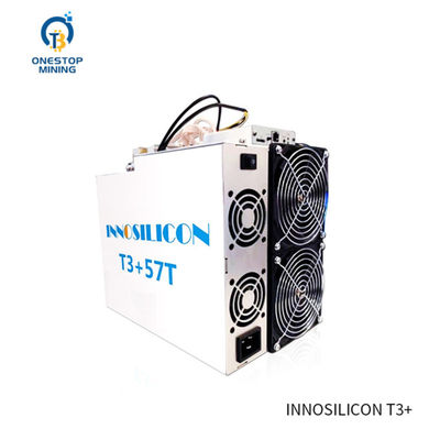 en existencia minero de Innosilicon T3+57t BTC Asic con la fuente de alimentación 220v/110v