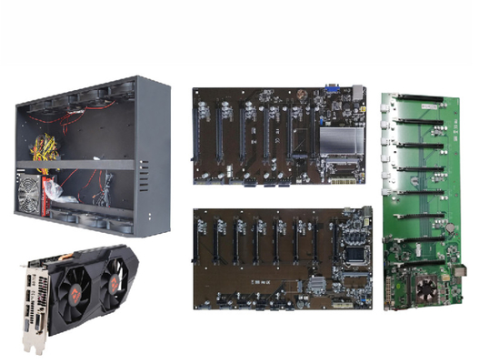 Minero 1660 de Ethereum de la tarjeta gráfica del gigabyte del Ti 6Gb de Gtx del minero 8 de Gpus Asic Rig