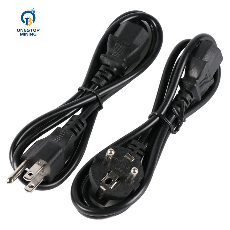 cables de los cordones de la fuente de alimentación de Parts del minero del 1.5m el 1.8m los 2m Asic para el minero de la electrónica